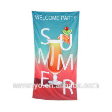 Gros jus imprimé pas cher Summer Style serviette de plage BT-291 Chine Fournisseur